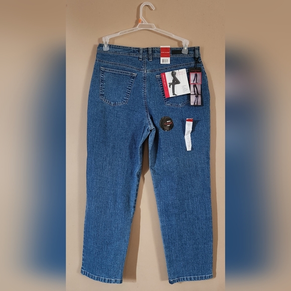 Gloria Vanderbilt Amanda Women's Tapered Leg Classic Fit Jeans 14 Short New - Picture 2 of 11